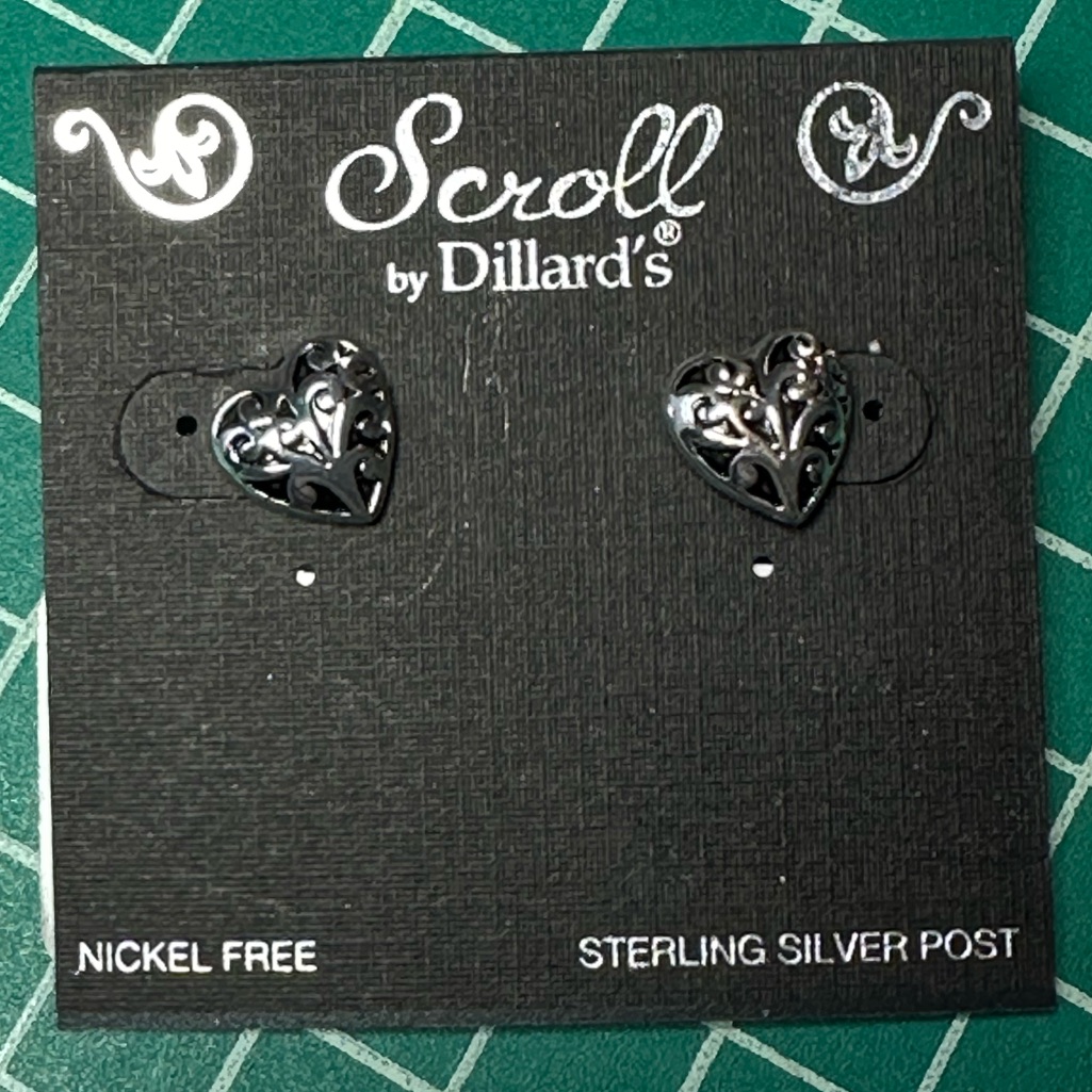 Heart Earrings. Scroll By Dillard’s